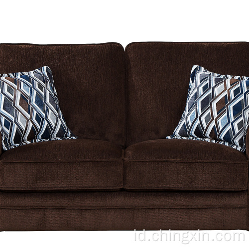 1+2+3 Sofa Kain Set dua tempat duduk Perabot Ruang Tamu Sofa